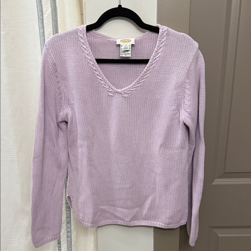 Talbots Light Purple Knit Sweater